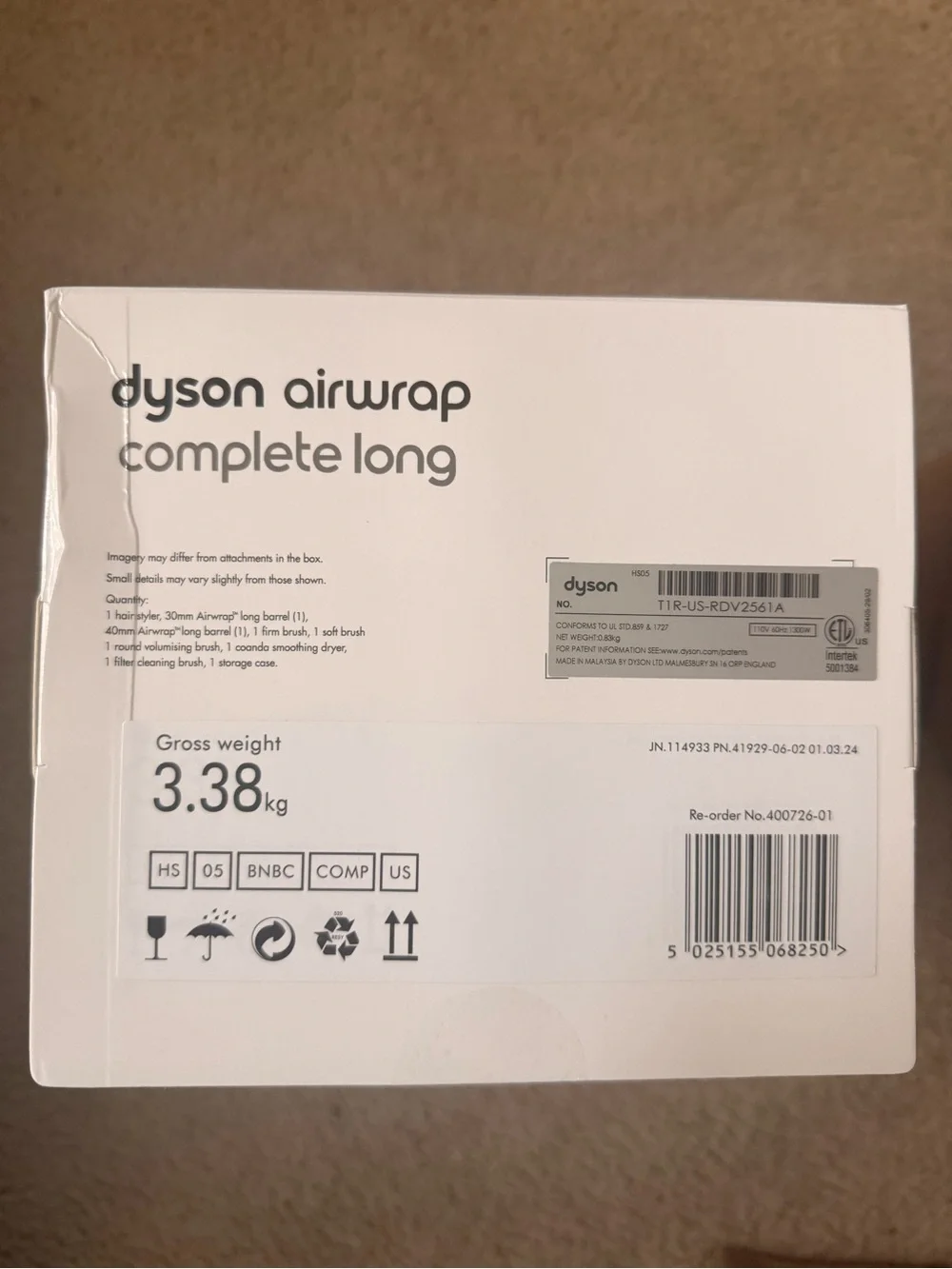 Dyson Airwrap i.d. Multi-Styler in Prussian Blue with Copper Accents